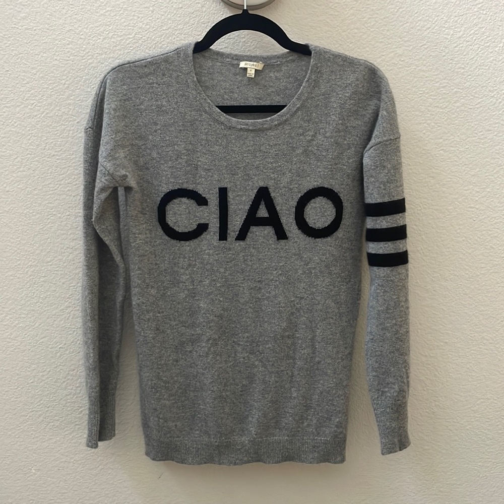 Project Cashmere crew neck sweater